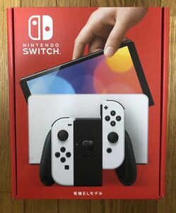 新品未開封　Nintendo Switch(有機ELモデル) Joy-Con(L)/(R) ホワイト　ニンテンドースイッチ　本体　送料無料