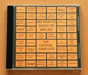 [CD] No Rights Given Or Implied: The Original Samplers / V.A　Double Dee & Steinski、Steinski & Mass Media、Coldcut、他