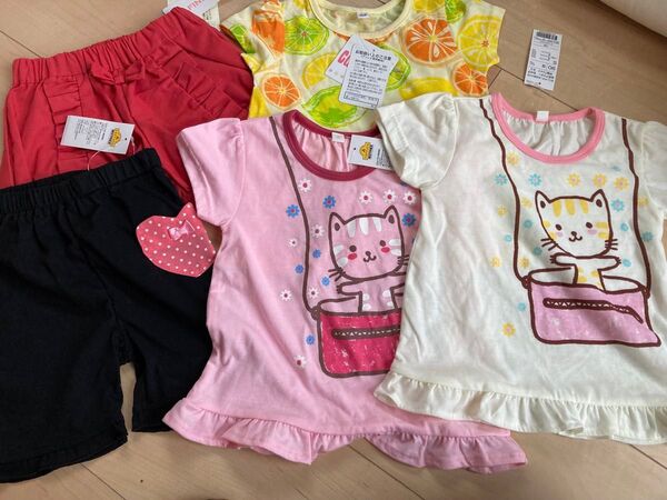 女の子 半袖 半ズボン Tシャツ まとめ売り