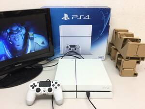 PS4 PlayStation4 本体 CUH-1200A B02 500GB グレイシャーホワイト SONY 初期化済み 元箱付き FW10.50 /A