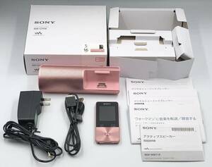 バッテリー良好！　外観美品　SONY WALKMAN NW-S315K 16GB Bluetooth対応　ピンク系