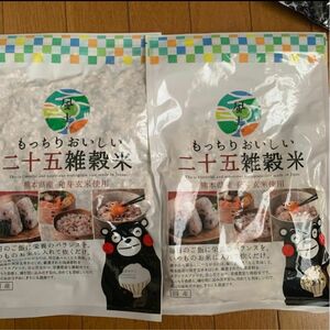 もっちりおいしい二十五雑穀米 熊本県産 発芽玄米使用 450g 2袋