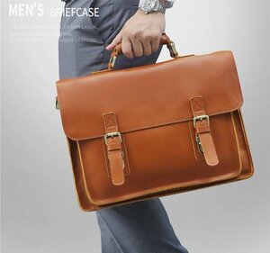  fashion * rare color men's bag shoulder .. bag business bag bag handbag commuting shoulder bag leather 