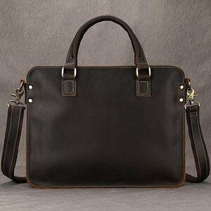  super-beauty goods *. cow leather hand made men's bag original leather business bag briefcase PC bag leather commuting bag handbag bag 