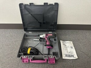 K109-X3-164 日立工機 インパクトレンチ　WR12VB コード式インパクト 現状品①