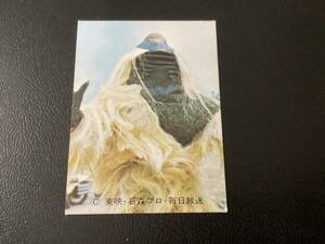 良品　旧カルビー　仮面ライダーカード　No.72　ゴシック