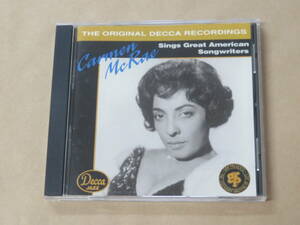 Sings Great American Songwriters　/　 カーメン・マクレエ（Carmen McRae）/　US盤　CD