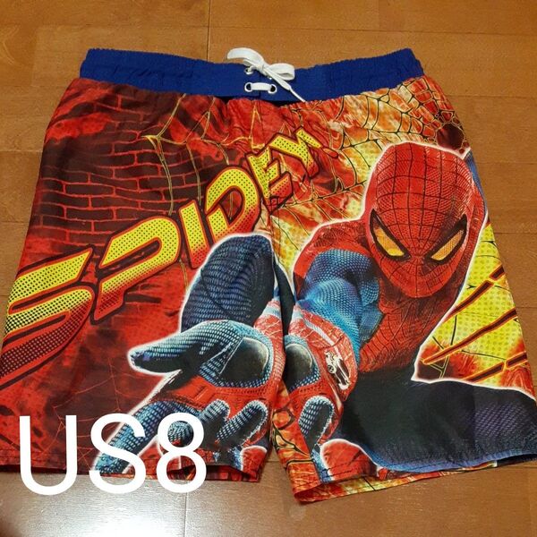 お値下げ 水着 スパイダーマン US8 スイムウェア マーベル 川遊び プール 夏休み 小学生 男児 幼稚園 6才7才8才