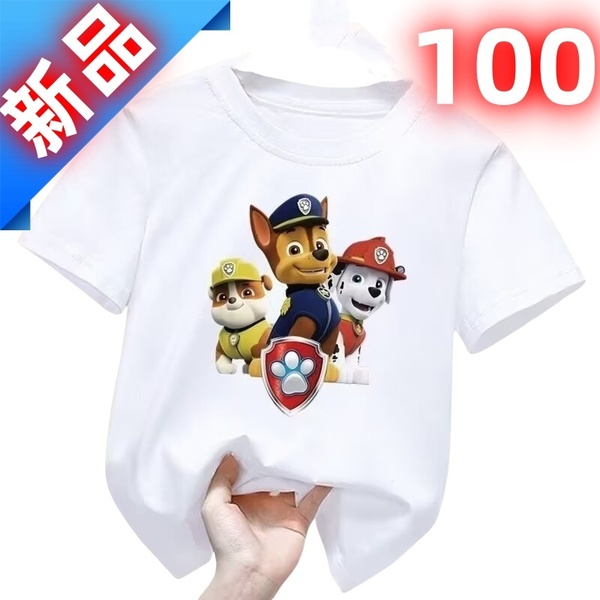 パウパトロール Tシャツ キッズ 子供服 トップス 半袖シャツ PATROL 100cm