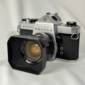 PENTAX ペンタックス SPOTMATIC SUPER TAKUMAR 28mm 1:3.5 純正レンズフード付き