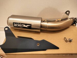 gsx-s1000/f用 スリップオンマフラーWerx Werx-GP ブラッシュドステンレス ラウンド GP パイプワークス