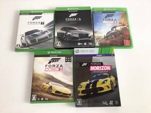 Y999 together!5 point set FORZA/ Forza HORIZON/ Horizon Motor Sport XBOX ONE game soft present condition goods 