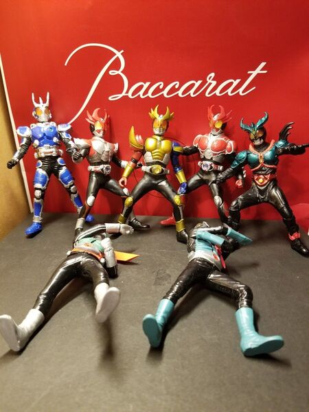 仮面ライダー 1号2号 アギト フィギュア 7体 ソフビ まとめ売り