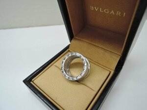 【新品仕上げ済】ブルガリ BVLGARI WG B-ZERO1 4バンド リング #53 指輪 ビーゼロワン BOX 中古 BOX付 ランクA BRJ・ジュエリー