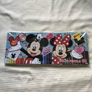  цветные карандаши ....50 цвет деталь Disney Mickey minnie нераспечатанный! не использовался товар 