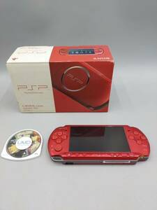 □SONY PSP PlayStationPortable PSP-3000 RADIANT RED ソニー プレイステーション・ポー タブル ラディアントレッド