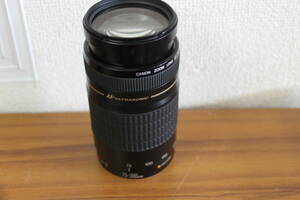 〇中古品 保管品 詳細不明 CANON キャノン EF 75-300mm 1:4-5.6 カメラ レンズ/激安1円スタート