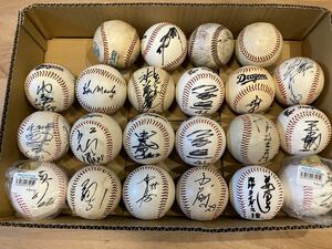  Professional Baseball autograph ball large amount set collection 22 piece 