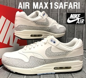 [ новый товар ]28cm*NIKE AIR MAX 1 '87 SAFARI ( Nike air max 1 Safari ) обычная цена 22.000 иен * summit белый 