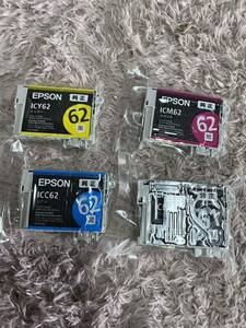 EPSON 純正IC62シリーズ 4色セットエプソン 未使用　未開封品　3