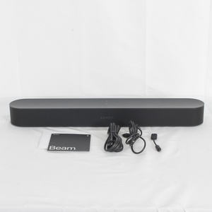 【美品】Sonos Beam Gen2 BEAM2JP1BLK ブラック スマートTVサウンドバー ソノス ビーム 本体