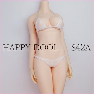 TBLeague 【Happy Doll】S42A 白 透け感ビキニ セット 1/6 下着 Phicen ファイセン