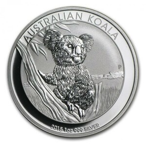 コアラ銀貨　1オンス オーストラリアパース造幣局発行