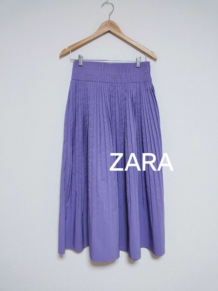 ZARA ロングスカート プリーツスカート フレアスカート スカート 