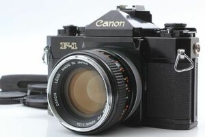 使用感少なめ★ キャノン Canon F-1 後期型 SLR 35mmフィルムカメラ + FD 50mm F1.4 標準レンズ 希少なOレンズ 露出系OK 完動品