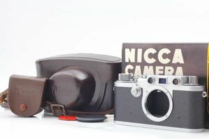 極美品 箱付き★ ニッカ Niccar 3F IIIf レンジファインダー 35mm フィルムカメラ L39 LTMマウント 完動品