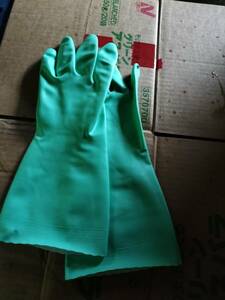 vinyl gloves rubber gloves use item used settled goods 