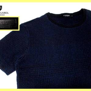 美品 M ブラックレーベルクレストブリッジ BLACK LABEL CRESTBRIDGE Tシャツ シャドーCBフルチェック パイル地 バーバリー 即決送料無料