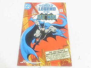 (AK30) that time thing The Untold Legend of the Batman Batman not yet . become legend DC comics American Comics Superman foreign book manga 