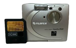 FUJIFILM FinePix 4500 デジタルカメラ シルバー＆イメージメモリーカード MG-32SW 32GB 動けばラッキー部品取りなどに!!