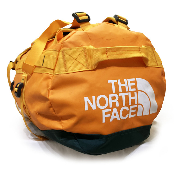 ザノースフェイス ＢＣダッフル オレンジ グリーン ＸＳサイズ THE NORTH FACE BC DUFFLE 正規品 本物 防水 バックパック ３ウェイ 旅行