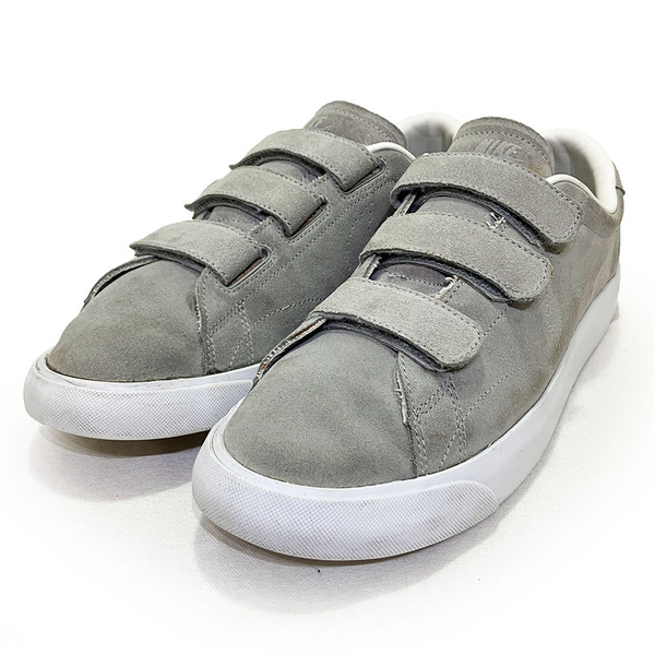 ナイキ テニス クラシック ベルクロ グレー 27.0cm NIKE TENNIS CLASSIC VELCRO 正規品 本物 マジック 年代 復刻 749448-003 パンチング