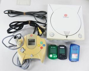 S162★SEGA Dreamcast ドリームキャスト 本体/コントローラーetc. HKT-3000/HKT-7700/HKT-7000 おまけ付 動作未確認 現状品★06