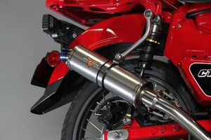 Valiente ハンターカブCT125 バイクマフラー 2BJ-JA55 スパルタ チタンソリッド ダウンタイプマフラー カスタム パーツ v-201-sp17