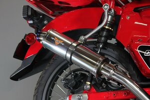 Valiente ハンターカブCT125 バイクマフラー 2BJ-JA55 スパルタ ステンレス ダウンタイプ マフラー カスタム パーツ v-202-sp17