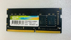 SP PC4-2400 16GB 1枚 DDR4 ノートパソコン用メモリ PC4-19200 16gb 260ピン DDR4 16GB LAPTOP RAM 中古品動作品