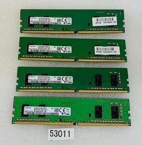 SAMSUNG 1RX16 PC4-2400T 4GB 4枚 16GB PC4-19200 4GB 4枚 DDR4 288ピン Non-ECC デスクトップ用メモリ 16GB DDR4 DESKTOP RAM