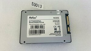 SSD256GB SATA 2.5 дюймовый SSD256GB NETAC N530S 256GB 2.5 7MM время использования 0 час 