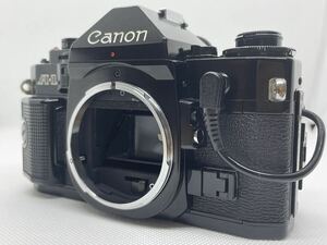 【B 並品】Canon A-1 DATA BACK A ボディ ブラック キヤノン　シャッターOK ファインダークリア 0043