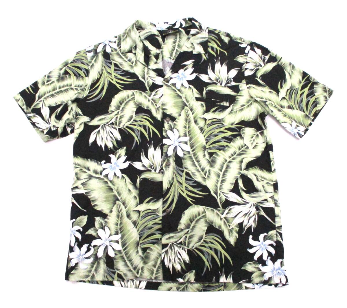 （中古） ハワイ製 ROYAL CREATIONS　アロハシャツ　フルオープン　表記サイズL（XL相当）　