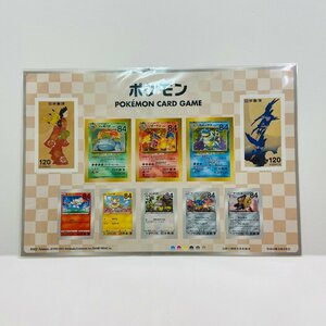 【070-1300u】■1円～■未使用品■ ポケモンカードゲームデザイン 切手シートのみ ポケモン切手BOX～見返り美人・月に雁セット～ pokemon