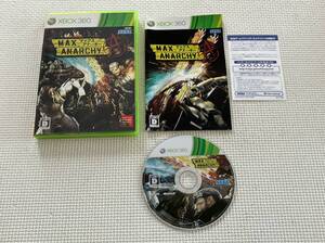 24-XBOX-17 XBOX360 マックスアナーキー 動作品