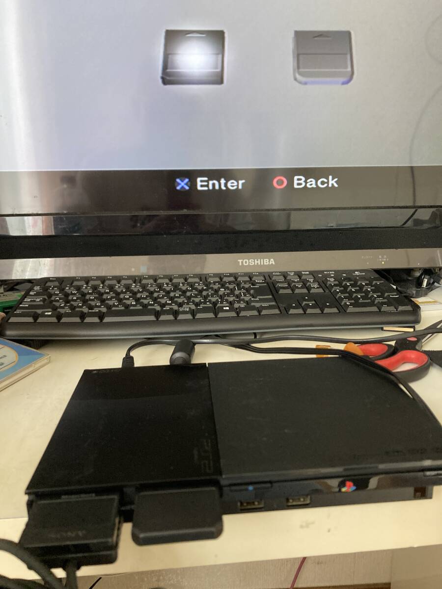 24-0617 中国版だが日本版が普通に動く 電池とレンズとリボンケーブル交換動作品 プレイステーション2 SCPH-90006 本体セット 24-0617 中国版だが日本版が普通に動く 電池とレンズとリボンケーブル交換動作品 プレイステーション2 SCPH-90006 本体セット