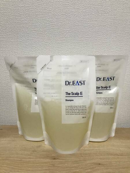 クーポン消化　3本セット ザ・スカルプE　シャンプー 300mL　詰め替え用　Dr.EAST the scalp E shampoo　ドクターイースト 育毛剤