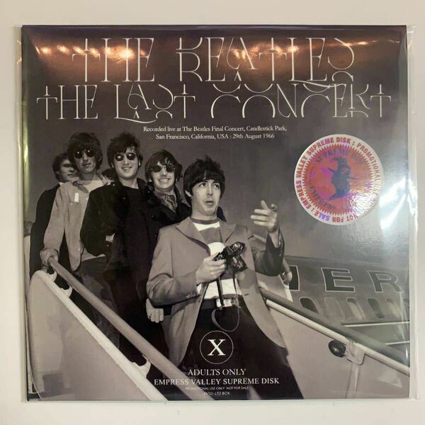 THE BEATLES / THE LAST CONCERT - Recorded live at Candlestick Park 29th August 1966 激レア・アイテム！Pro use Only！ラスト！