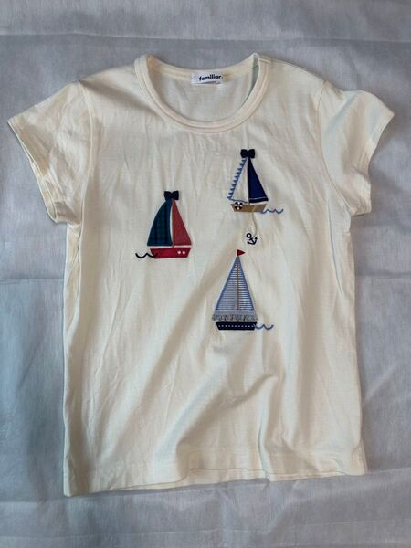 中古品 半袖Tシャツ ファミリア 150 familiar